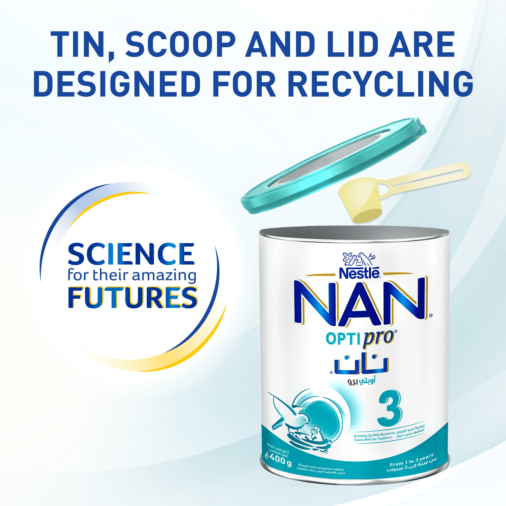NAN Optipro 3 Growing Up Milk For Toddlers 1 3 Years