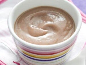 Recette de purée d'avocat et de fraises