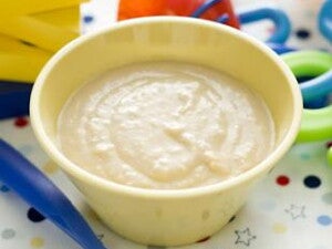 purée de poulet et de maïs