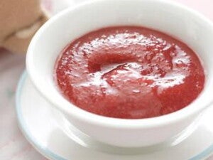 purée de poires et de baies