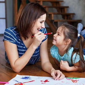 Mom and daughter