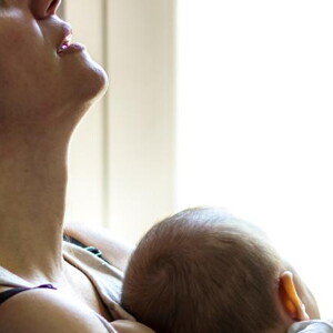baby on mothers chest baby on mothers chest