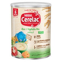 Nestle® Cerelac® Infant Cereal - Rice & Vegetable Mix 350g Tin
