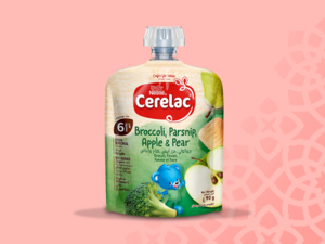 Nestlé® CERELAC ® Puree – Broccoli, Parsnip, Apple & Pear 90g 