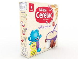 cerelac-infant-cereal-wheat-dates-milk-2-1 CERELAC Infant Cereal Wheat & Dates with Milk front of the pack