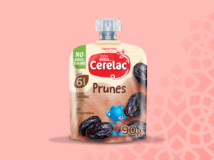 Nestle Cerelac Baby Food Prunes Puree Pouch 90G (6m+)