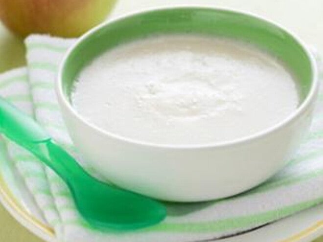 gelée de crème anglaise à la pomme et à la vanille
