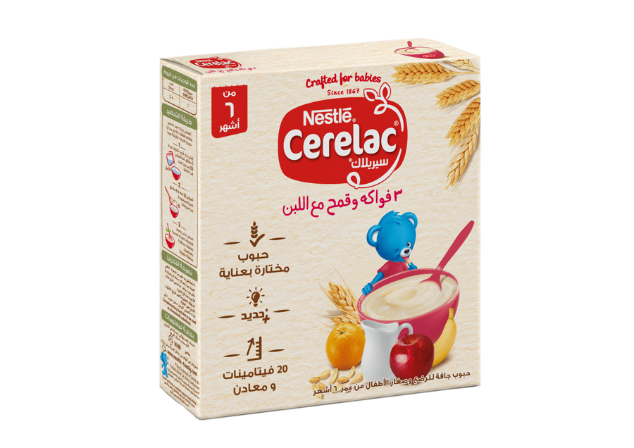CERELAC 3 Fruits with Milk 125g