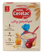 CERELAC 3 Fruits with Milk 250g